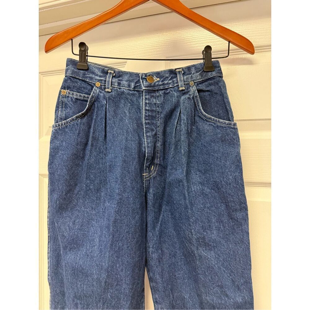 Vintage Chic by h.i.s. Super Relaxed Classic Fit Pleat Front Jeans sz 10 NWT - Picture 5 of 7